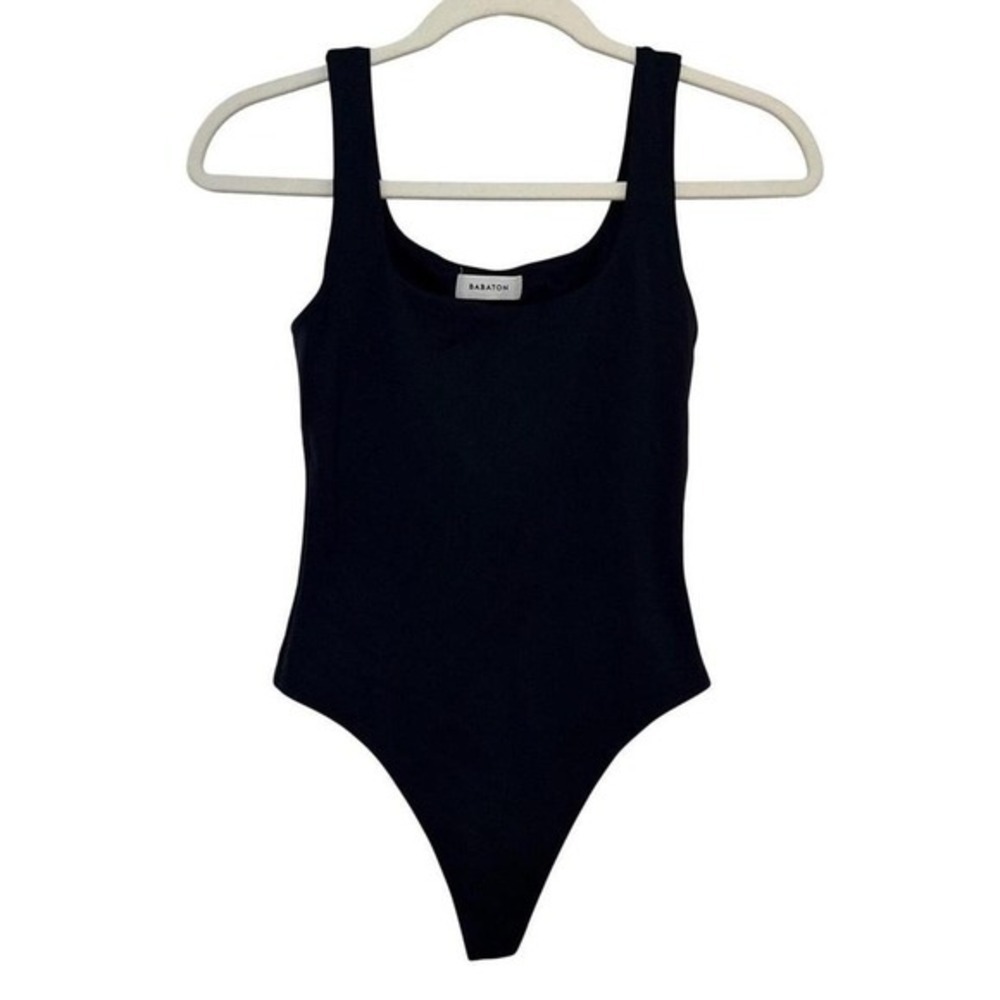 Babaton Classic Bodysuit Square Neck Thong S Black Whimsigoth Sleeveless Bodycon